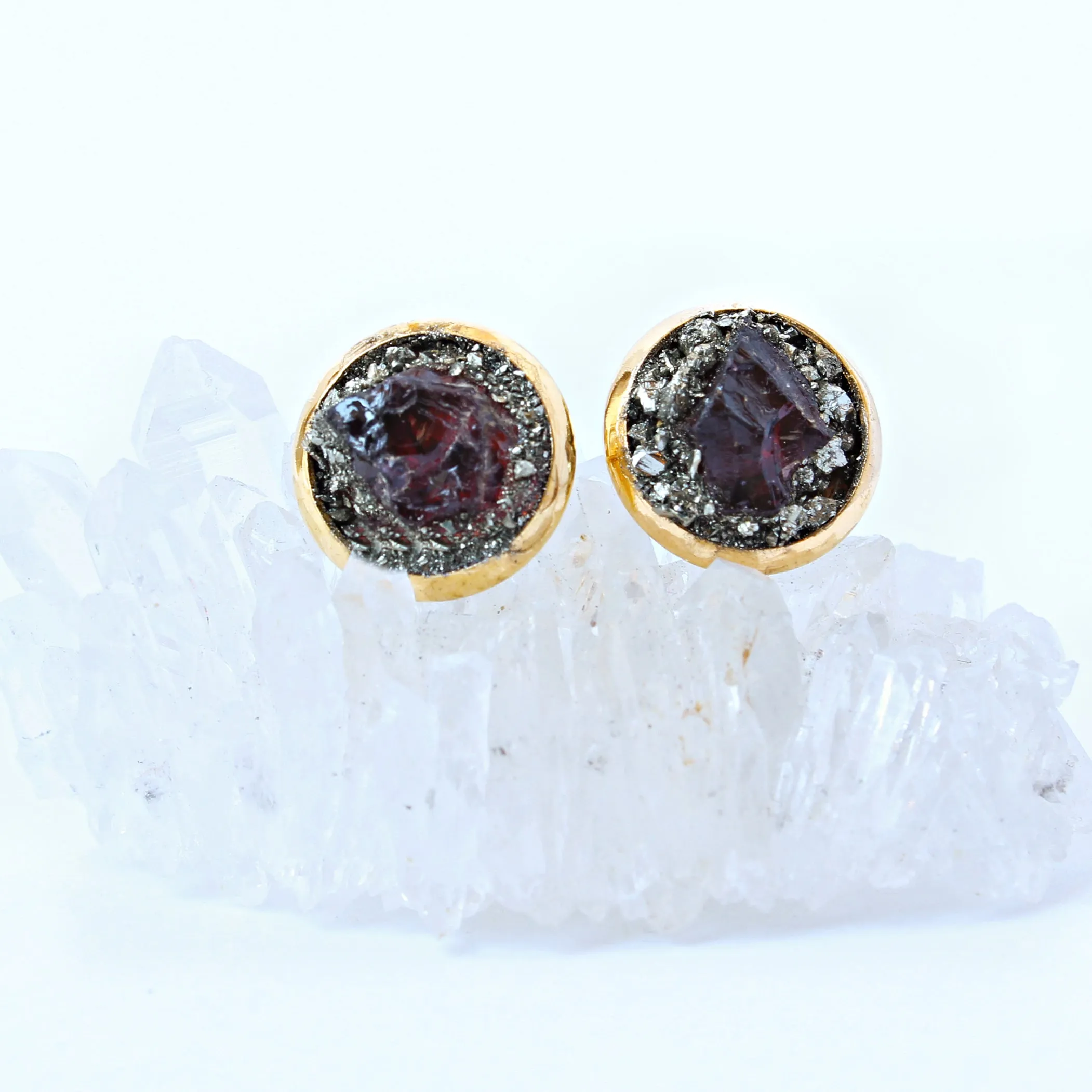 Ruby Stud Earrings