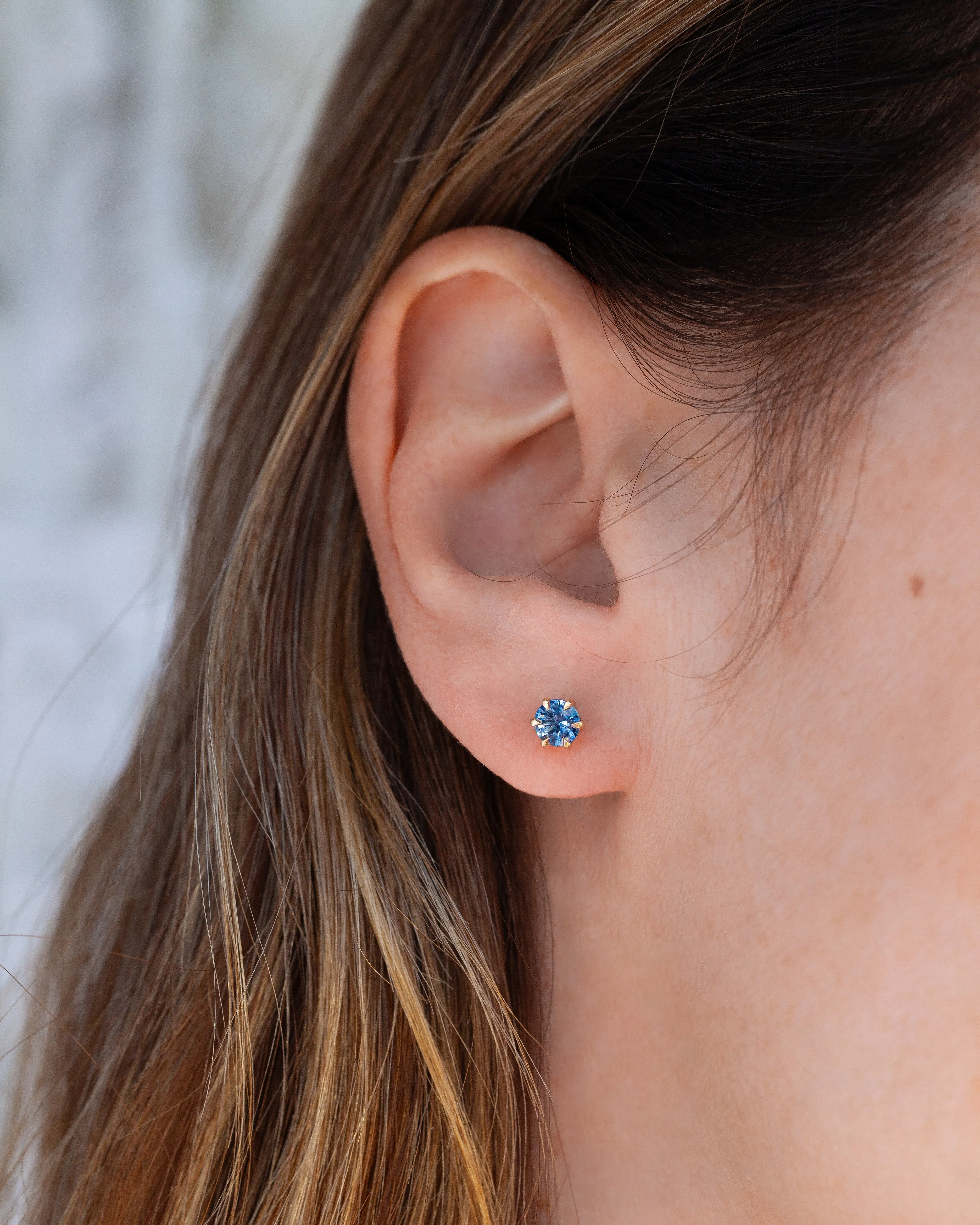 Sapphire Cleo Studs
