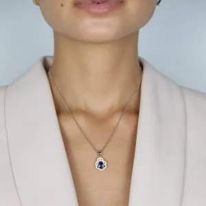 Sapphire Drop Pendant, Ring, Earring, Set
