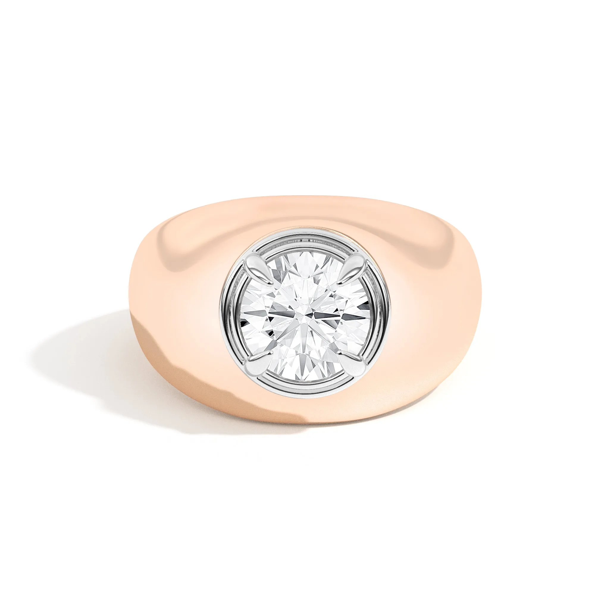 Scarpa Brilliant Double Bezel Bombe Ring