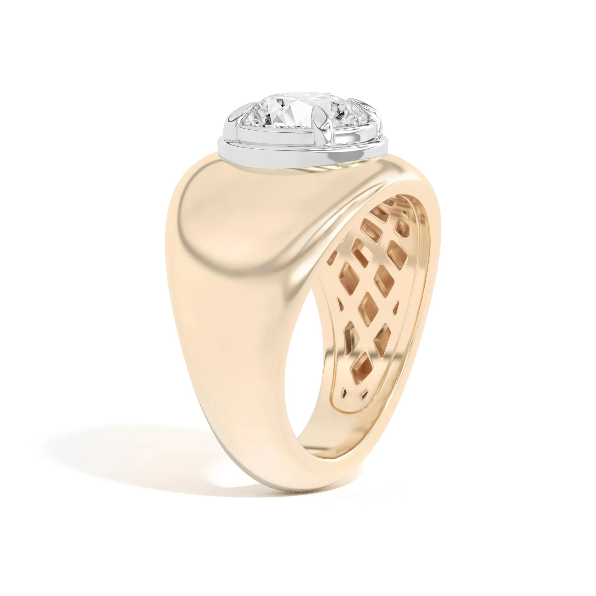 Scarpa Brilliant Double Bezel Bombe Ring