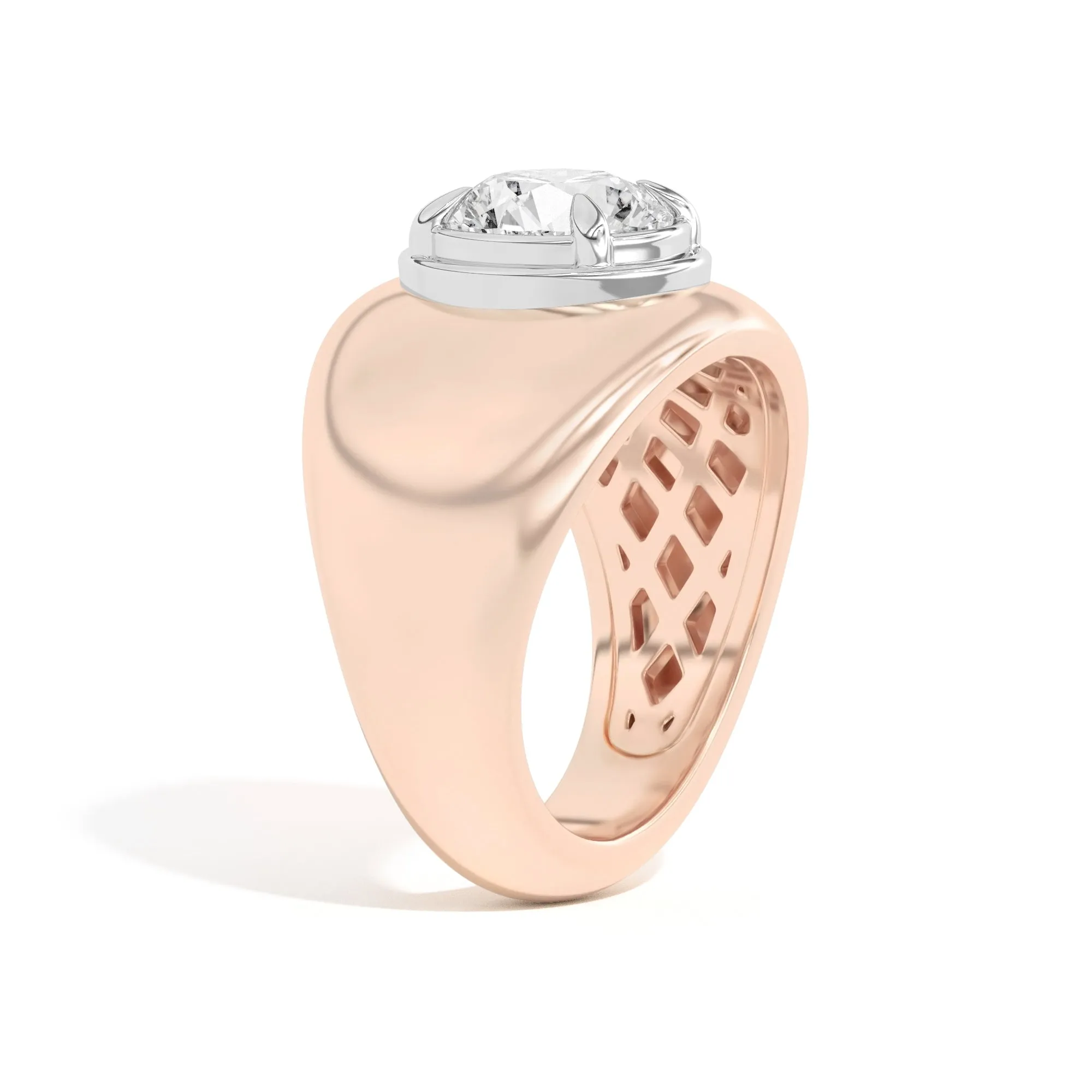 Scarpa Brilliant Double Bezel Bombe Ring