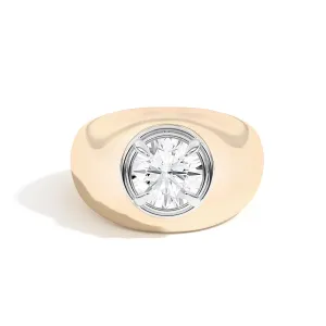 Scarpa Brilliant Double Bezel Bombe Ring