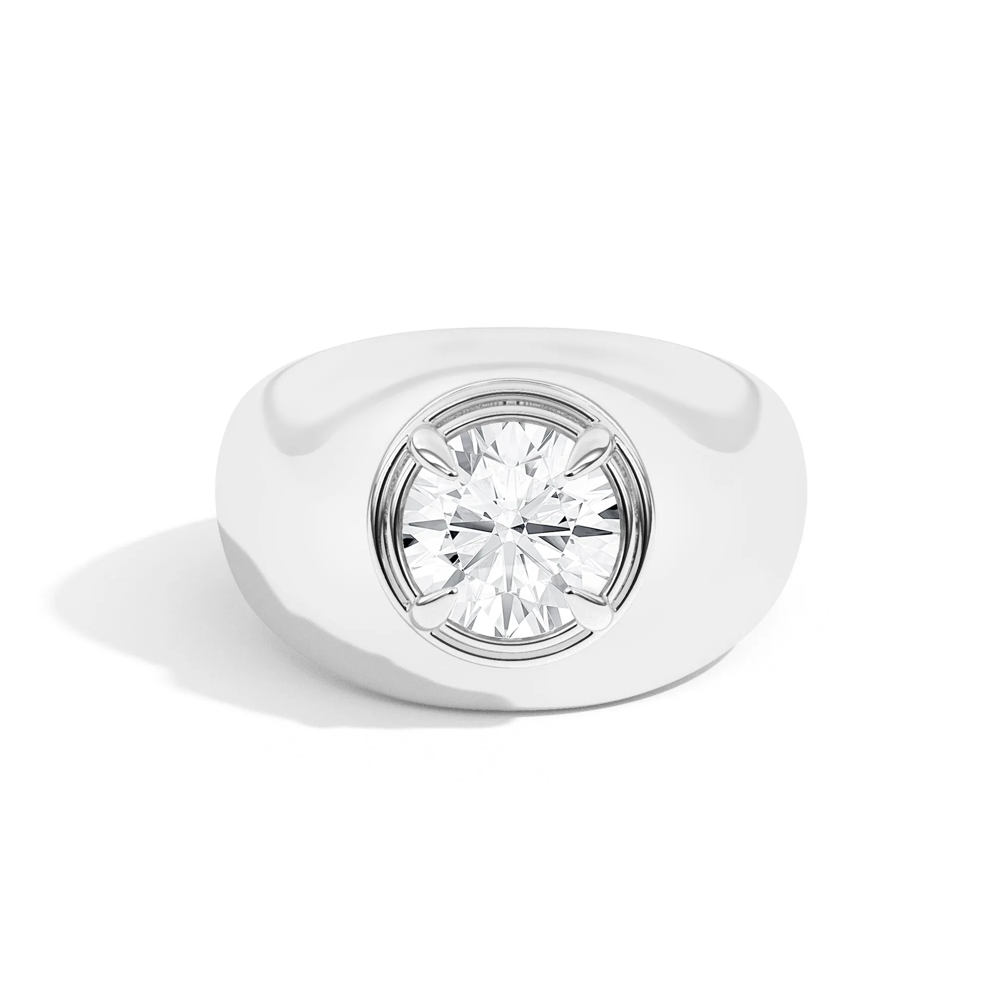 Scarpa Brilliant Double Bezel Bombe Ring