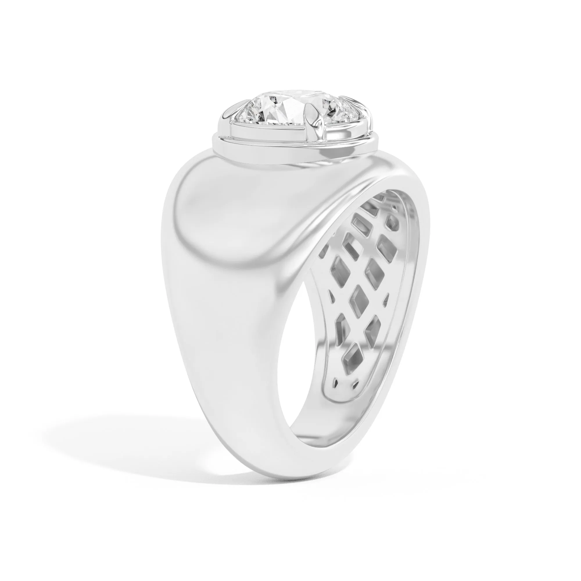 Scarpa Brilliant Double Bezel Bombe Ring