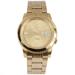 Seiko 5 Gold Mechanical SNKK20K1 SNKK20 SNKK20K Unisex Watch