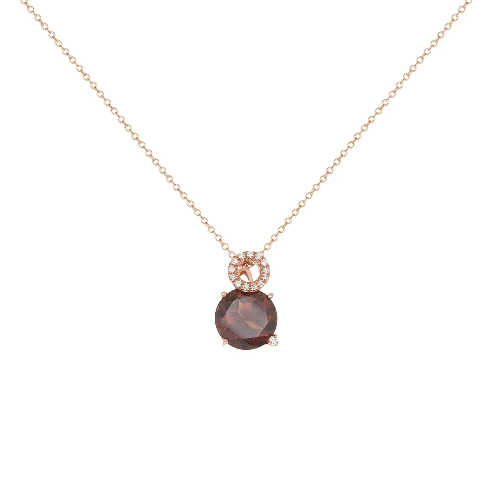 Selma Red Garnet Pendant