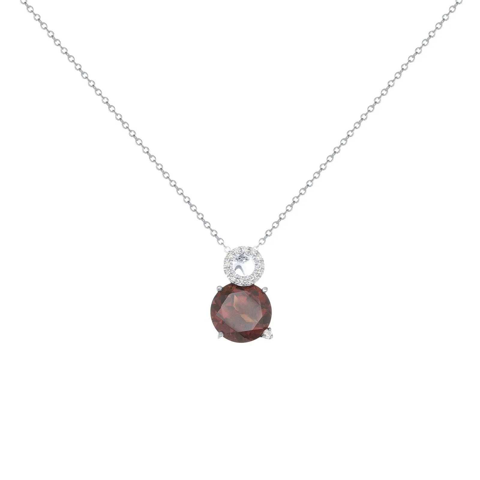 Selma Red Garnet Pendant
