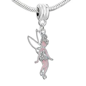 Sexy Sparkles inch Fairyinch Charm for Charm Bracelets Dangling European compatible with major brands
