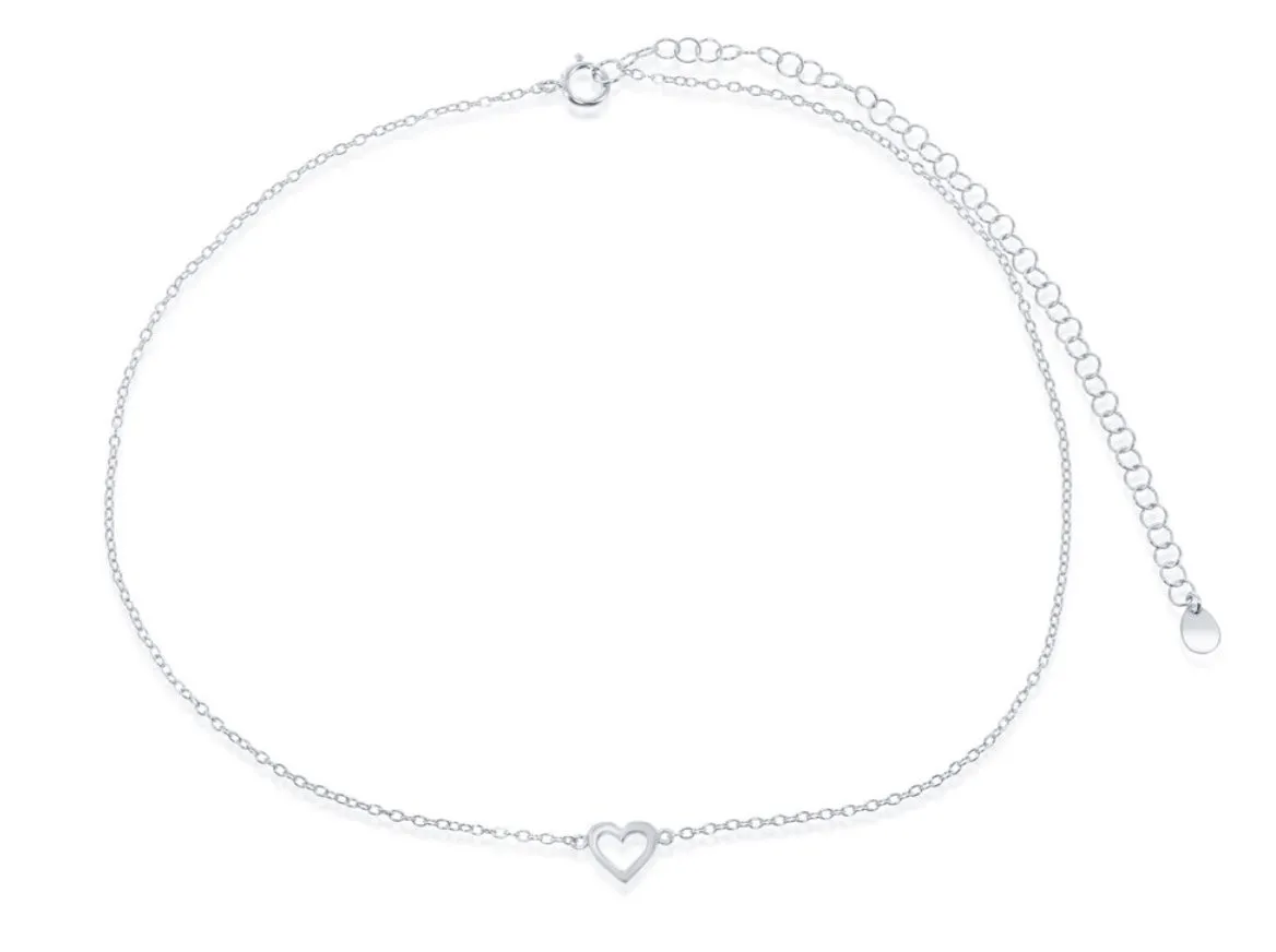 Shae Open Heart Choker Necklace
