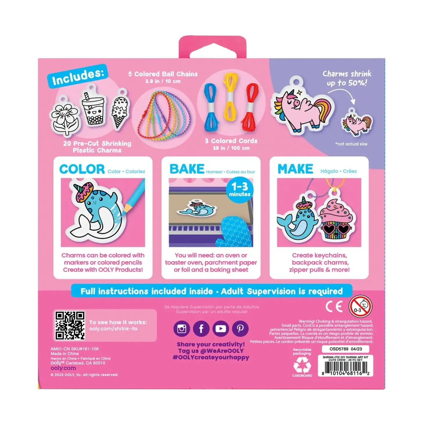 Shrink-its! DIY Shrink Art Bracelet Kit - BFF