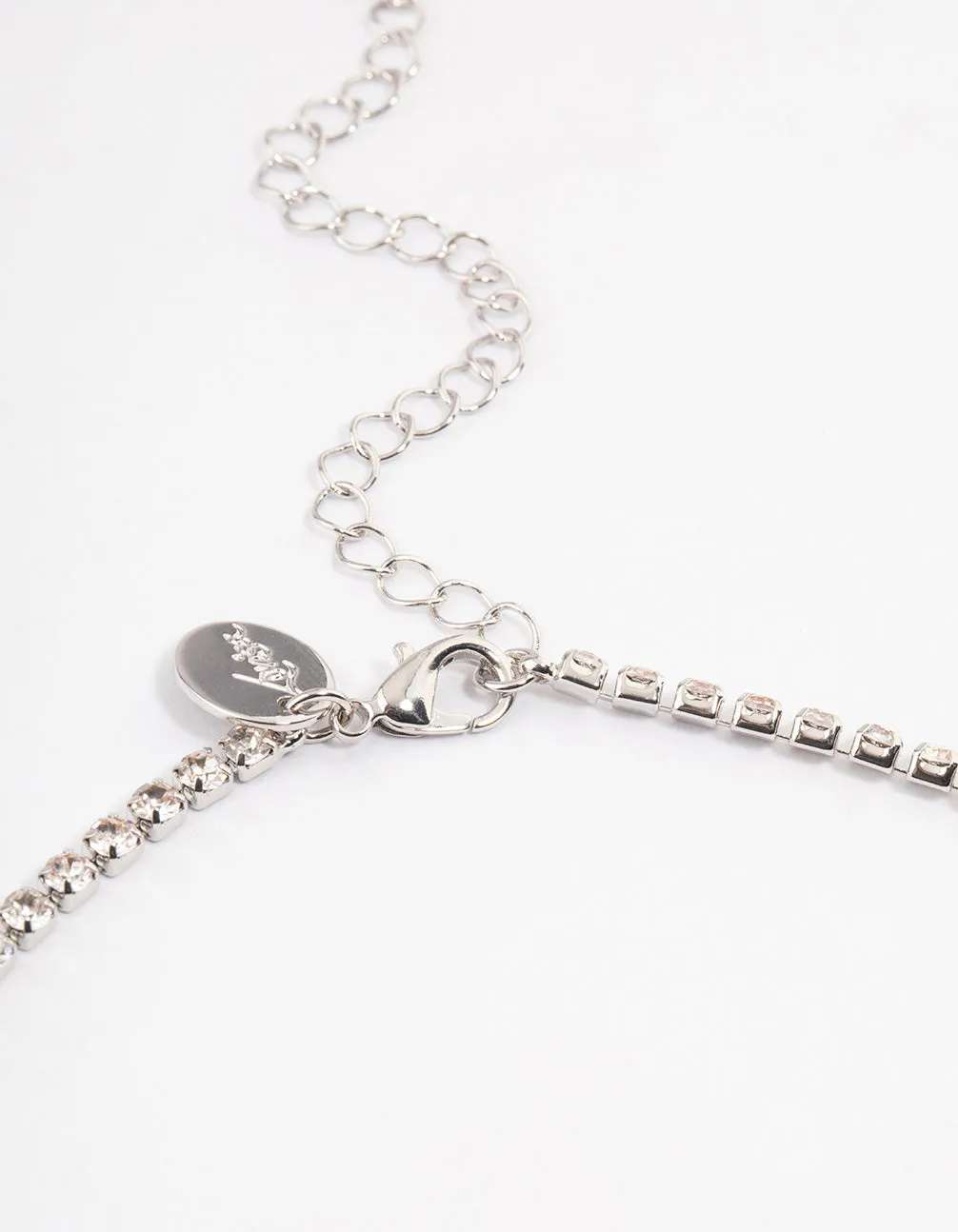 Silver Love Cupchain Choker