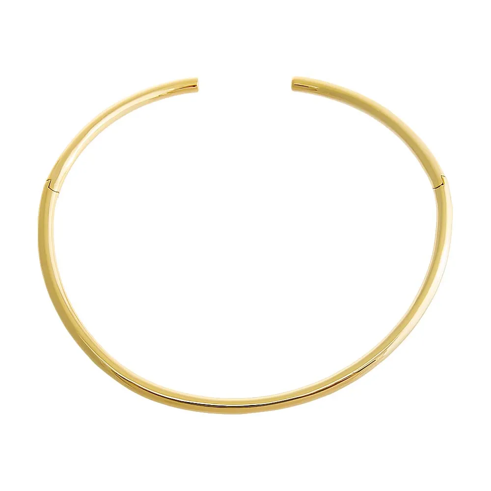 Solid Collar Choker Necklace