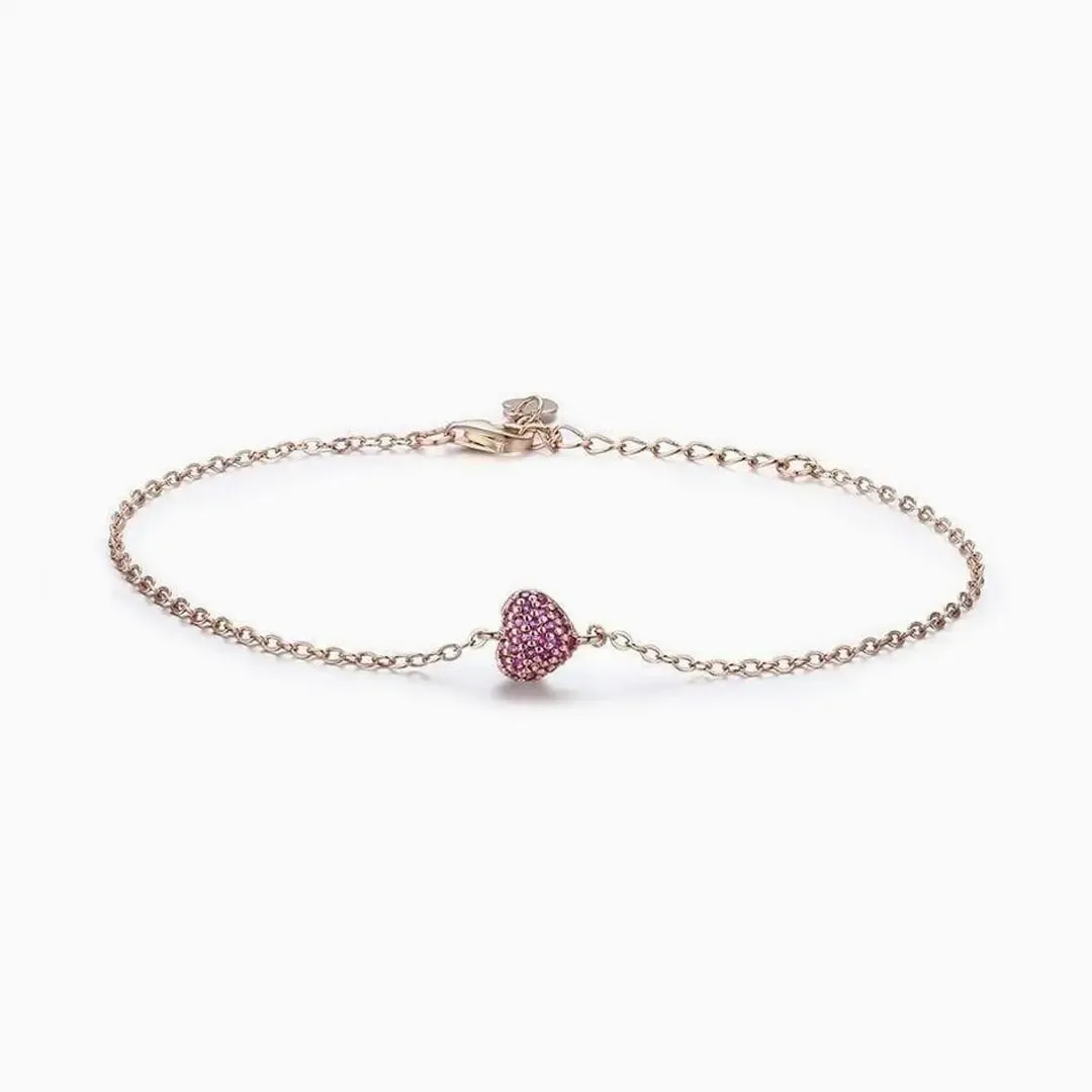 Sparkling Heart Bracelet