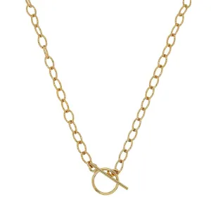 Sparkly Chain Toggle Choker