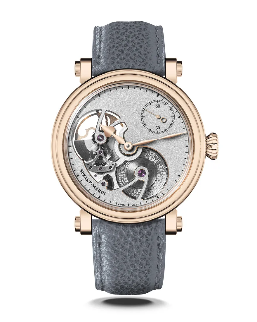 Speake-Marin Openworked Sandblasted Red Gold 42mm (Special Order)