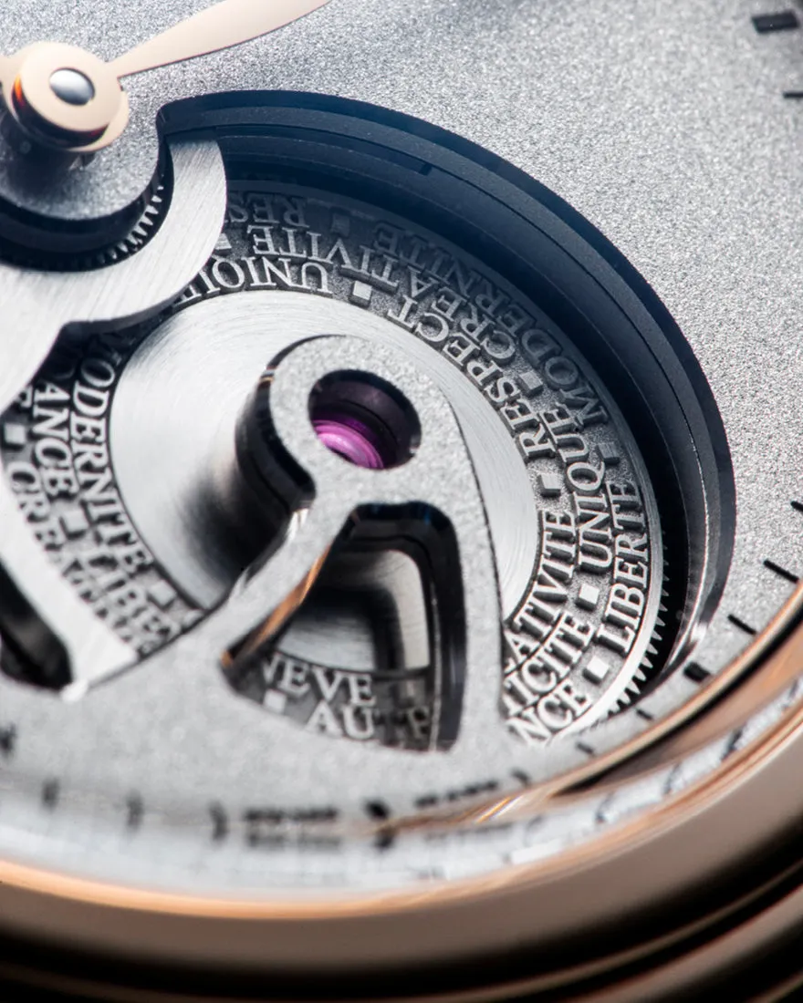 Speake-Marin Openworked Sandblasted Red Gold 42mm (Special Order)