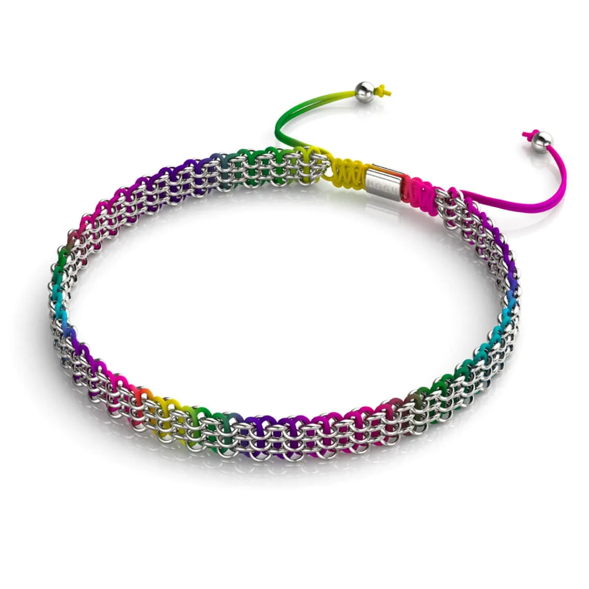 Spectrum x Silver | Kismet Links | Choker Necklace