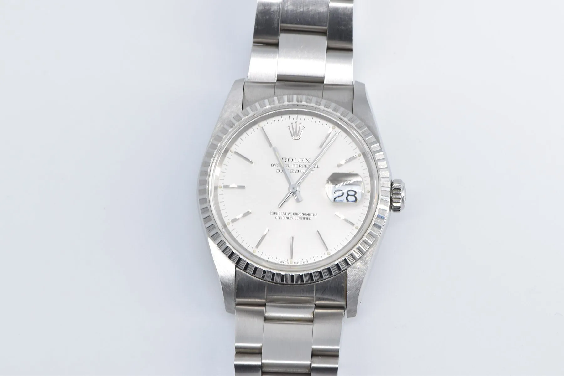 Stainless Rolex Datejust 36mm 16220 Men's Watch