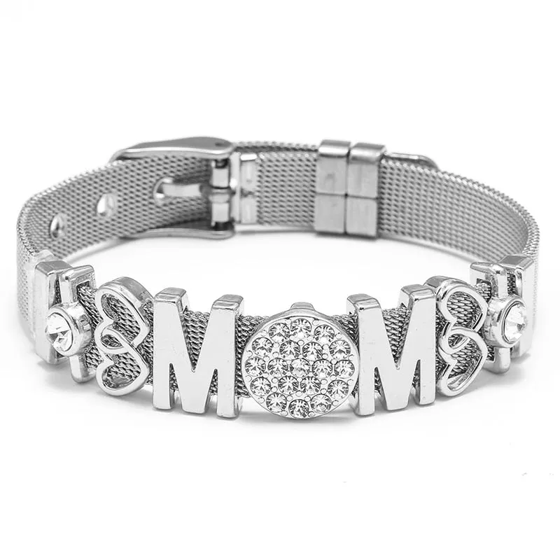 Stainless Steel Charm Lover Bracelet