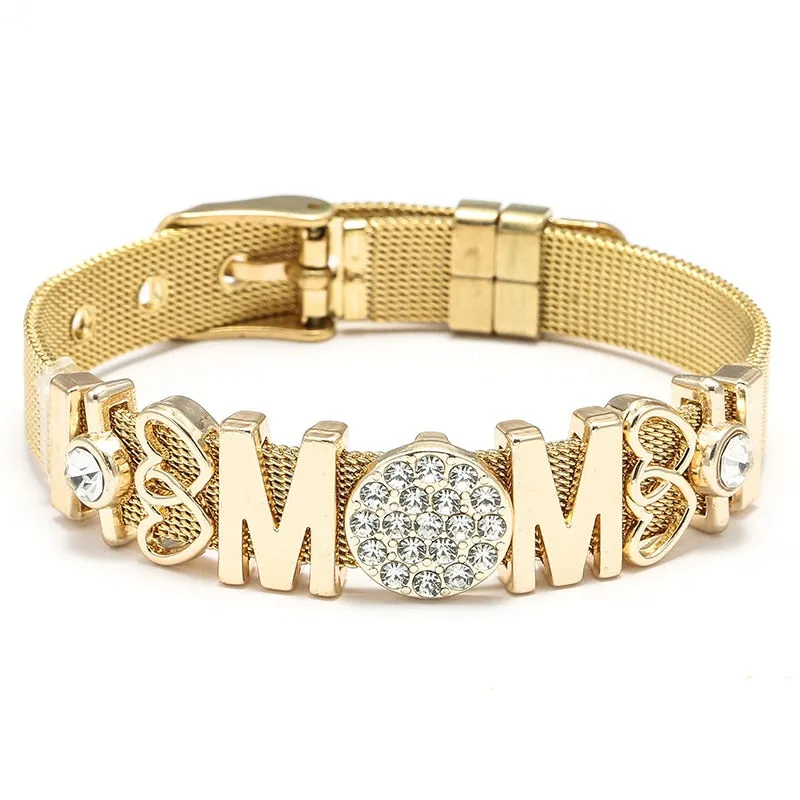 Stainless Steel Charm Lover Bracelet