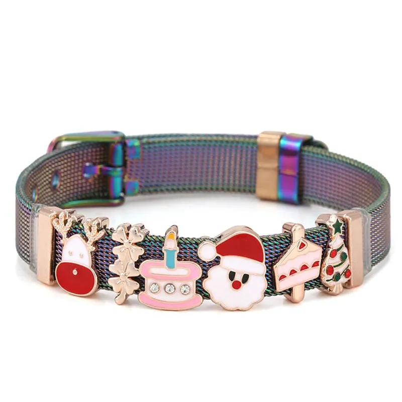 Stainless Steel Charm Lover Bracelet