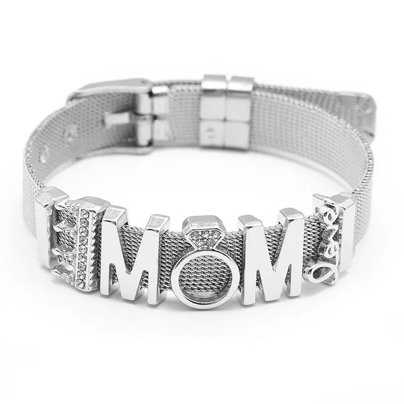 Stainless Steel Charm Lover Bracelet