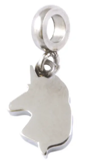 Stainless Steel Mini Unicorn Charm