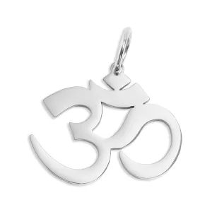 Stainless Steel Om Charm