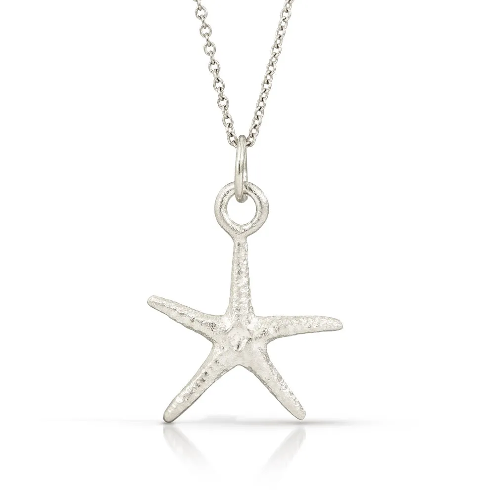 Starfish Charm in Silver