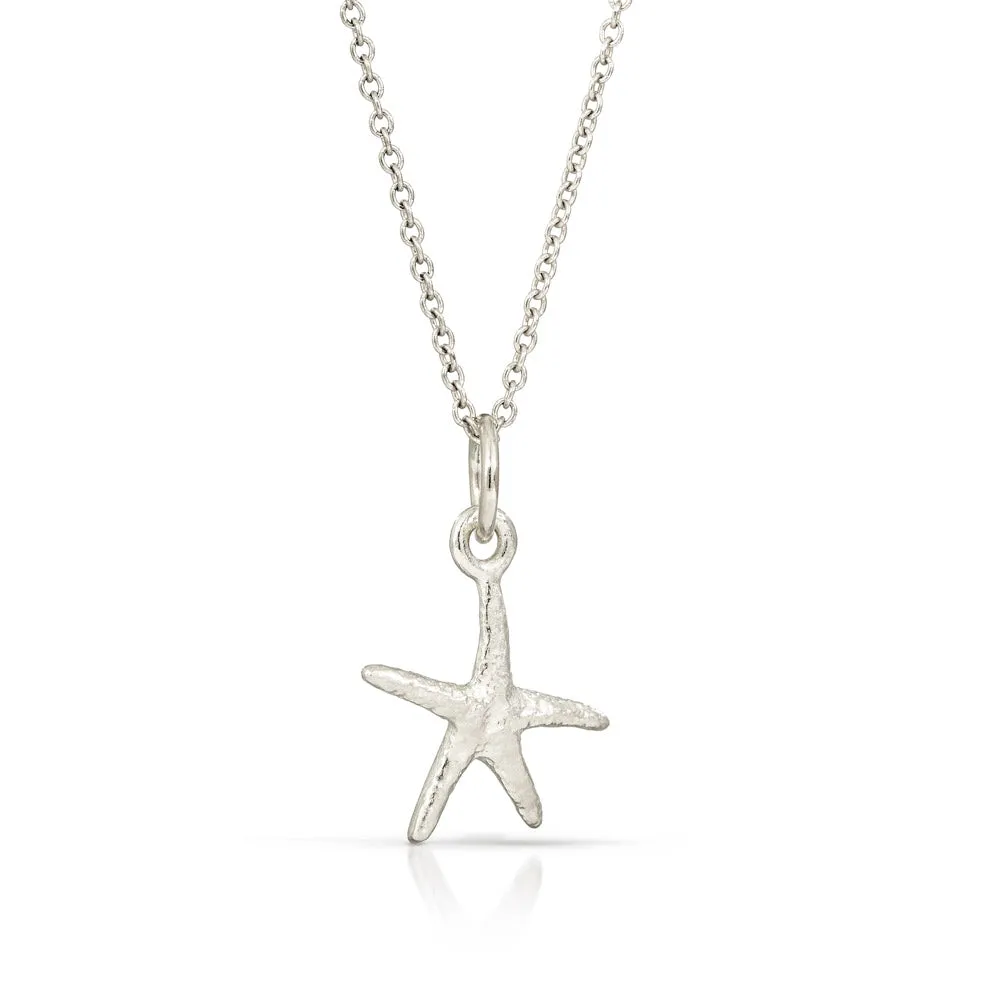 Starfish Charm in Silver