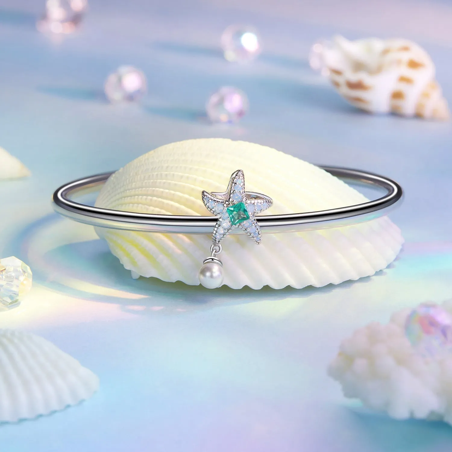 Starfish Pearl Charm