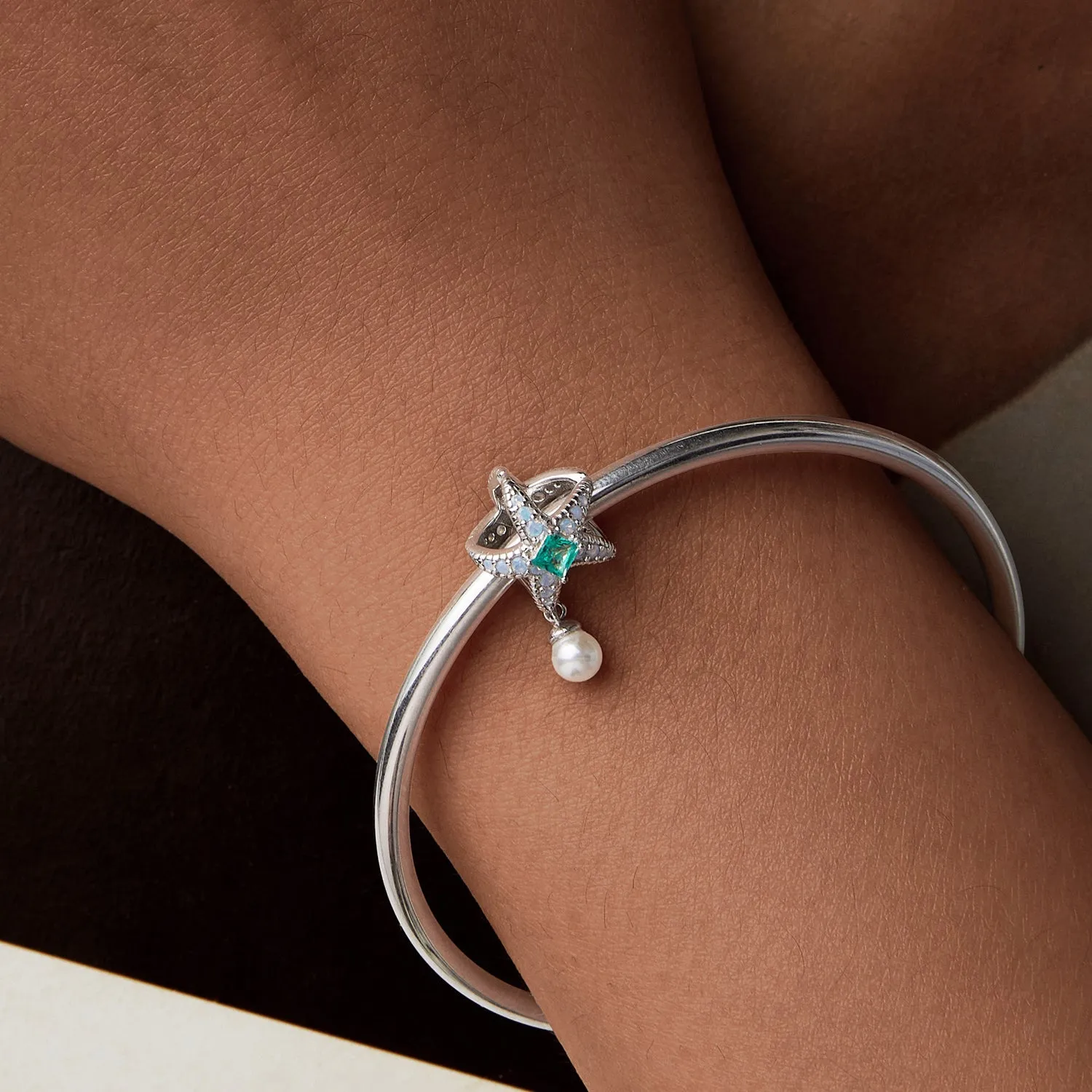 Starfish Pearl Charm