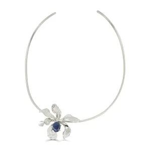 Sterling Silver and Tanzanite Natsu Choker