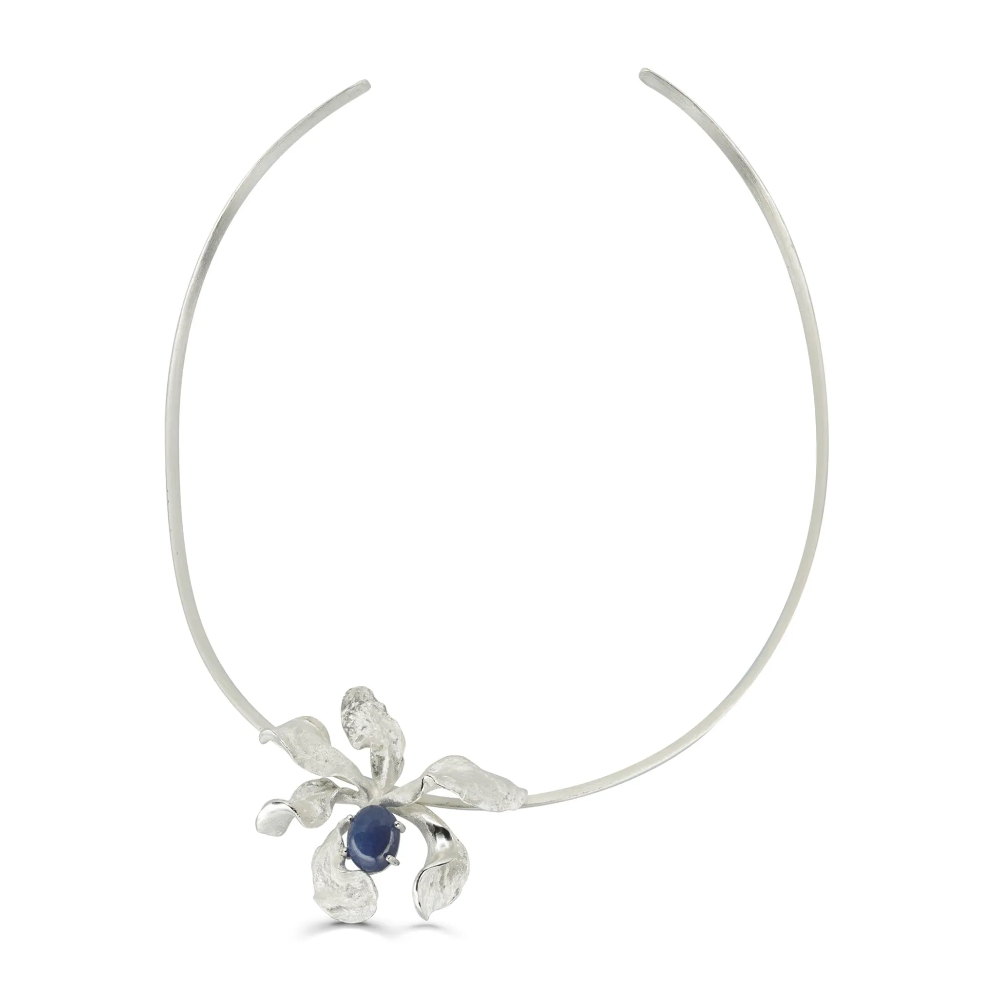 Sterling Silver and Tanzanite Natsu Choker