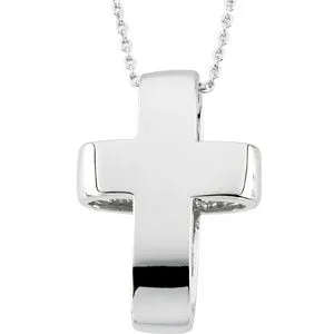 Sterling Silver Healing Cross Necklace