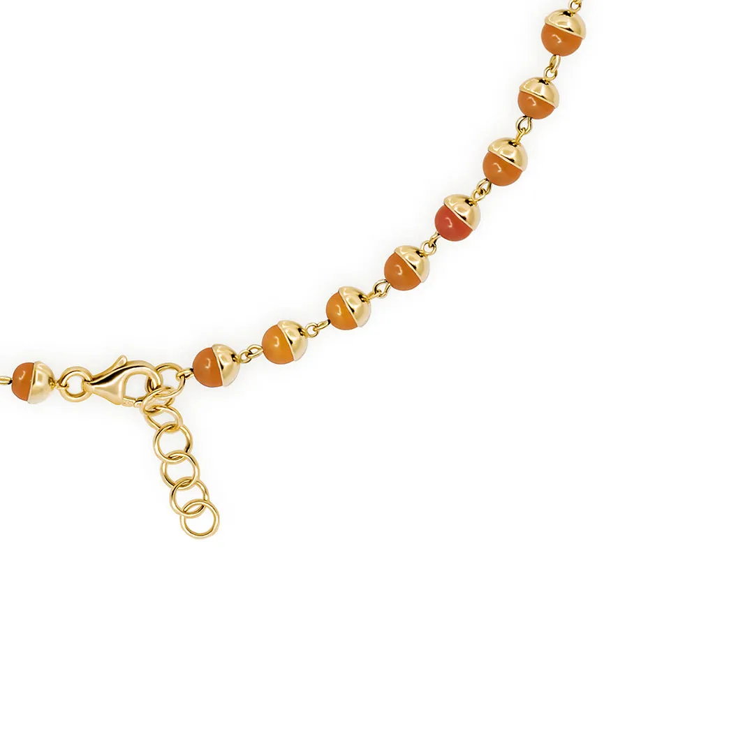 Suad Tramonto Necklace (Carnelian)
