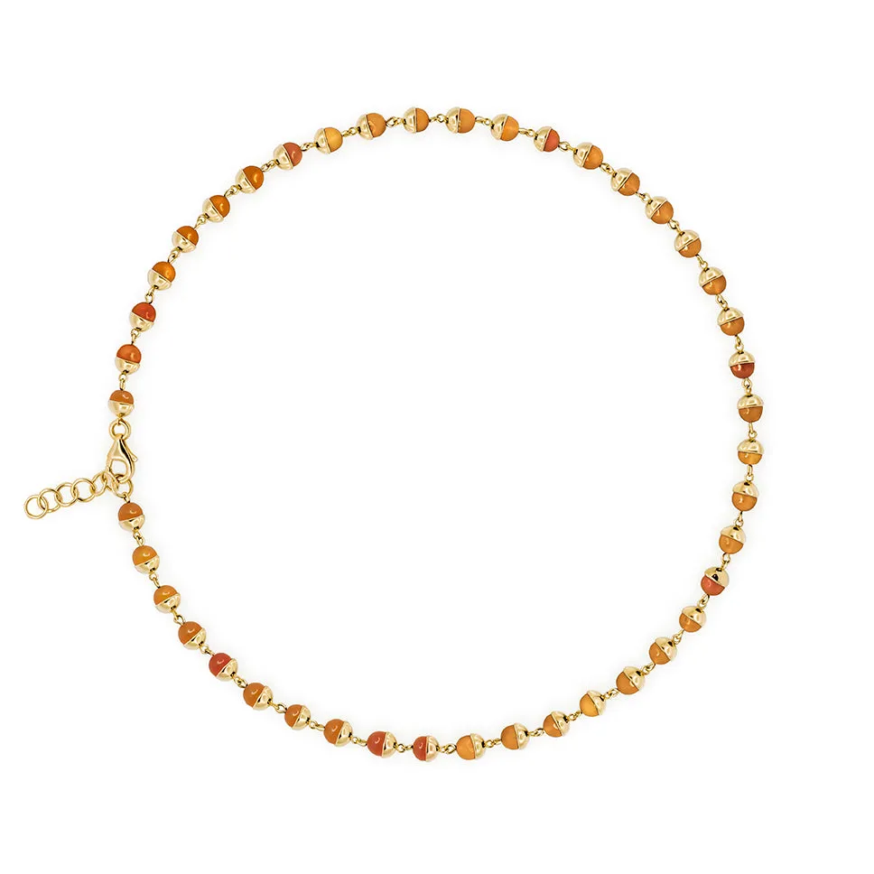Suad Tramonto Necklace (Carnelian)