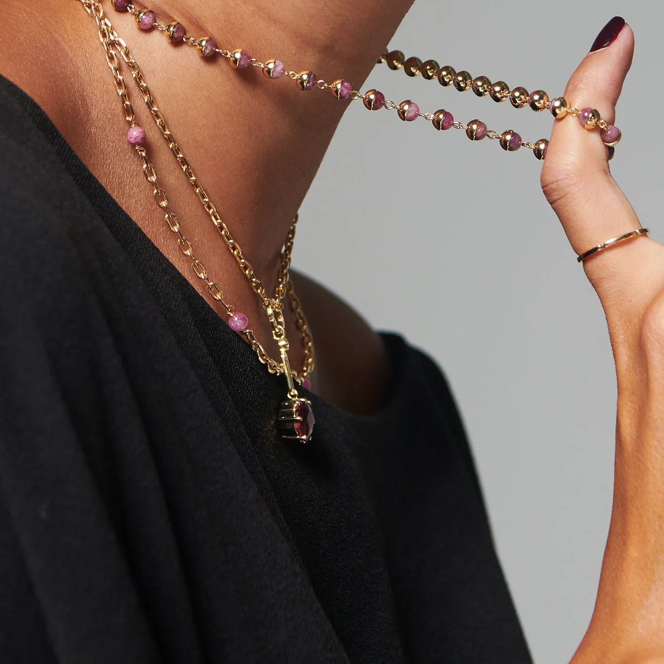 Suad Tramonto Necklace (Tourmaline)