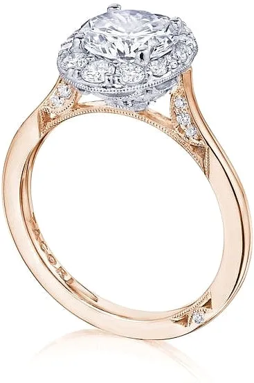 Tacori Inflori Diamond Engagement Ring