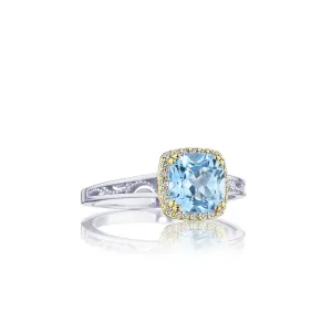 Tacori London Blue Topaz and Diamond Ring