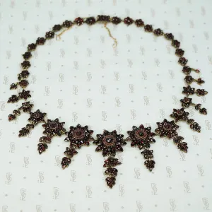The Garland of Garnets Bohemian Necklace