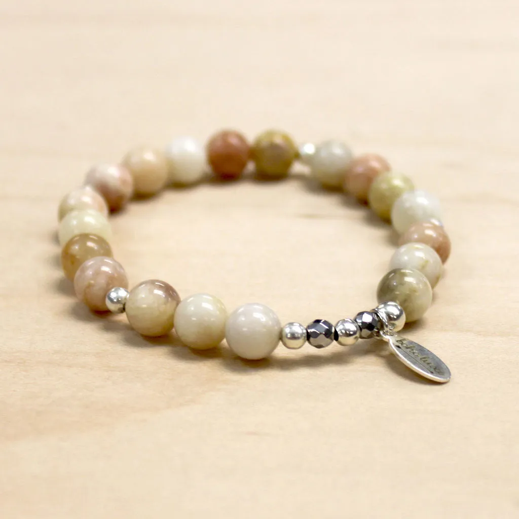 The Nora - Neutral Jasper Bracelet