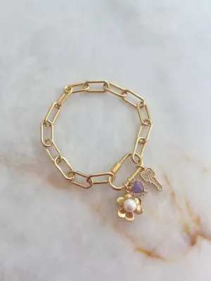 Thick Chain Bracelets for Charm Bar