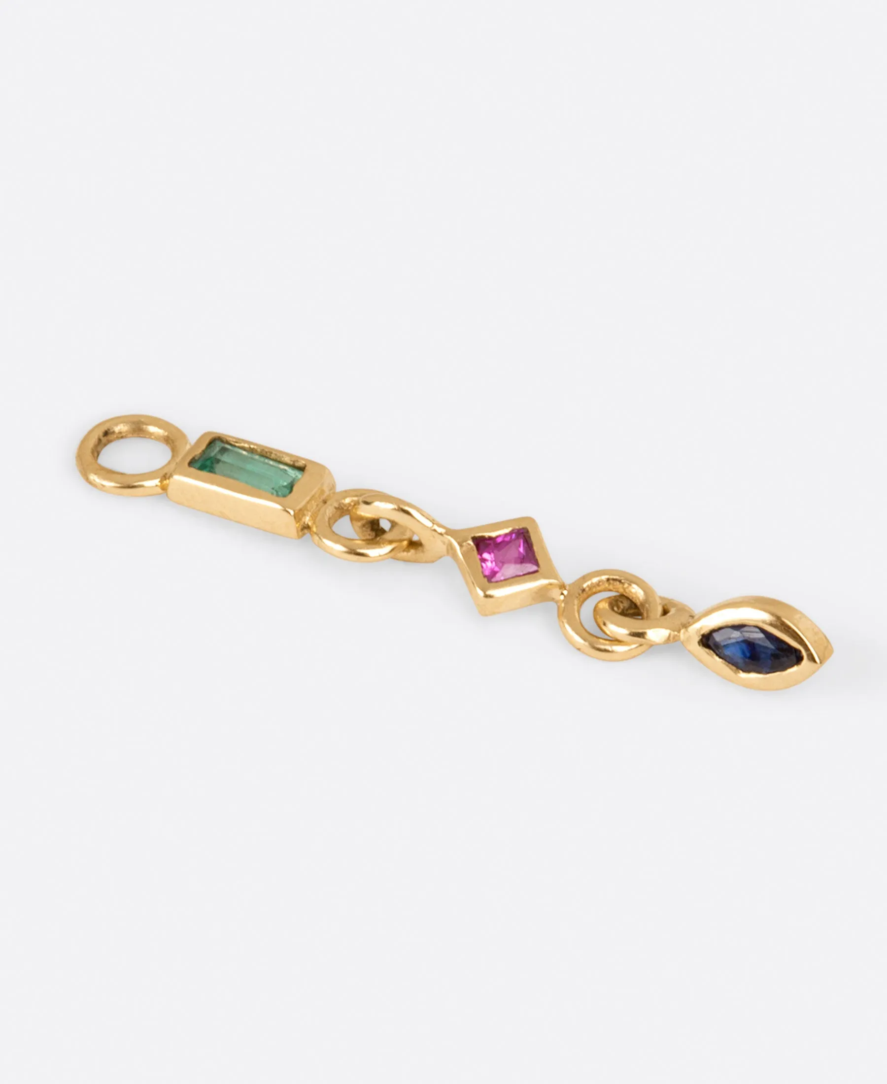 Three Stone Earring Dangle