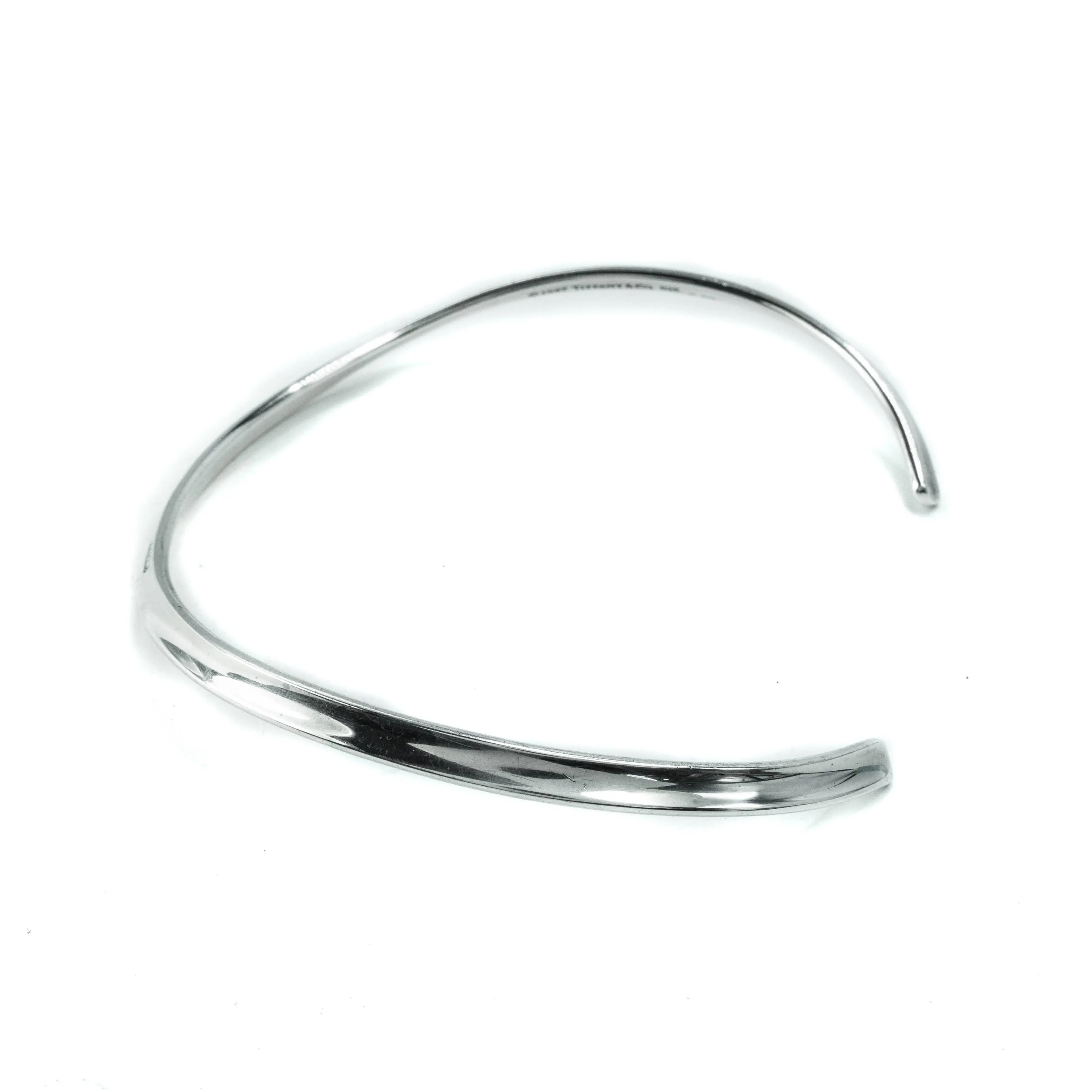 Tiffany & Co 1837 Sterling Silver Collar Choker Necklace