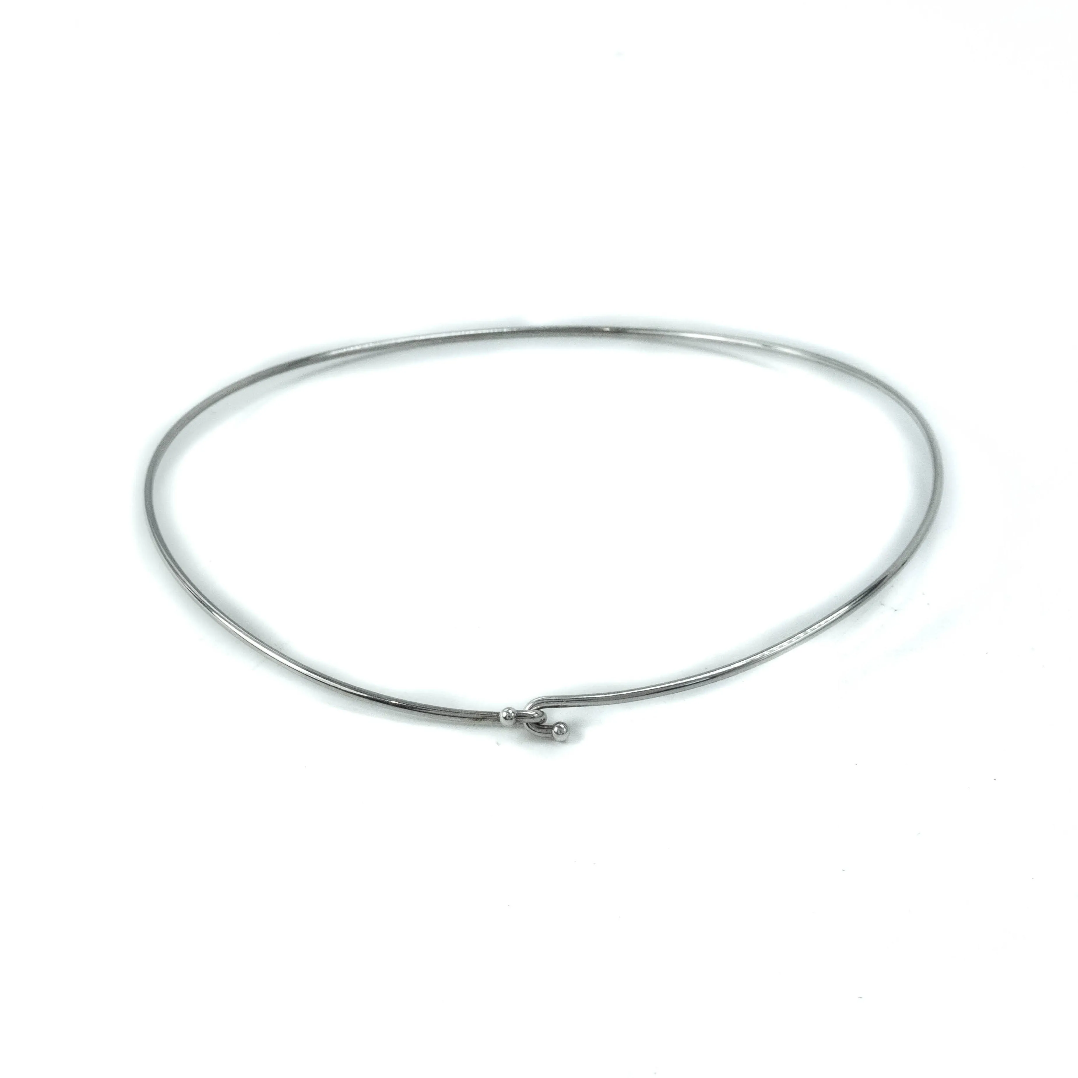 Tiffany & Co Sterling Silver Wire Choker Necklace