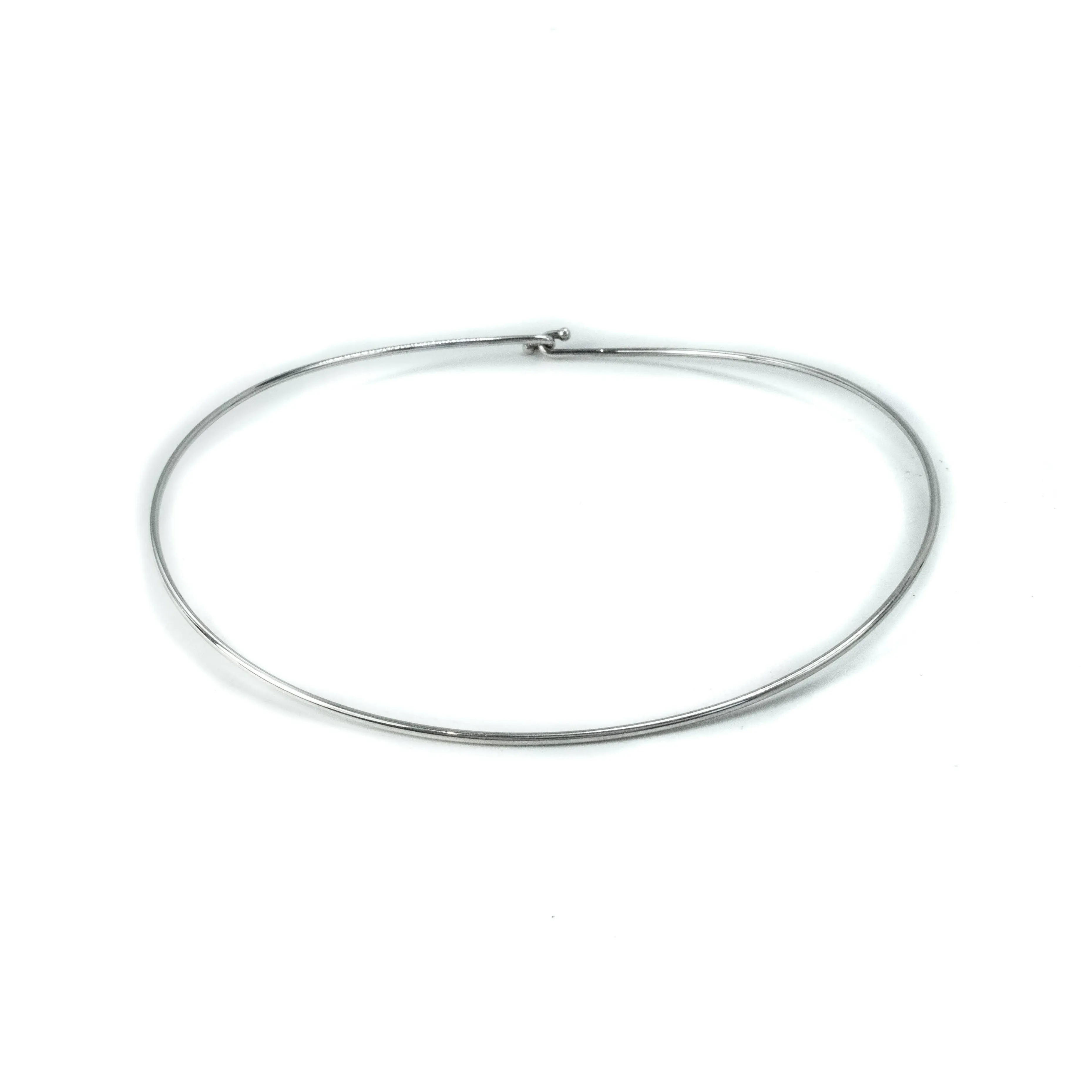 Tiffany & Co Sterling Silver Wire Choker Necklace