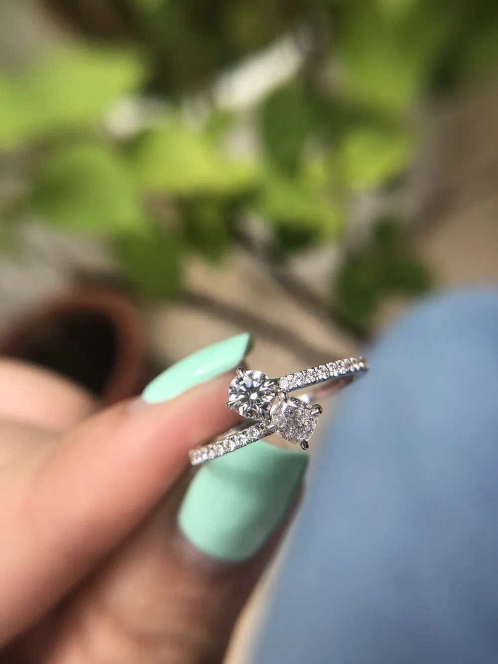 Toi Et Moi Diamond Ring