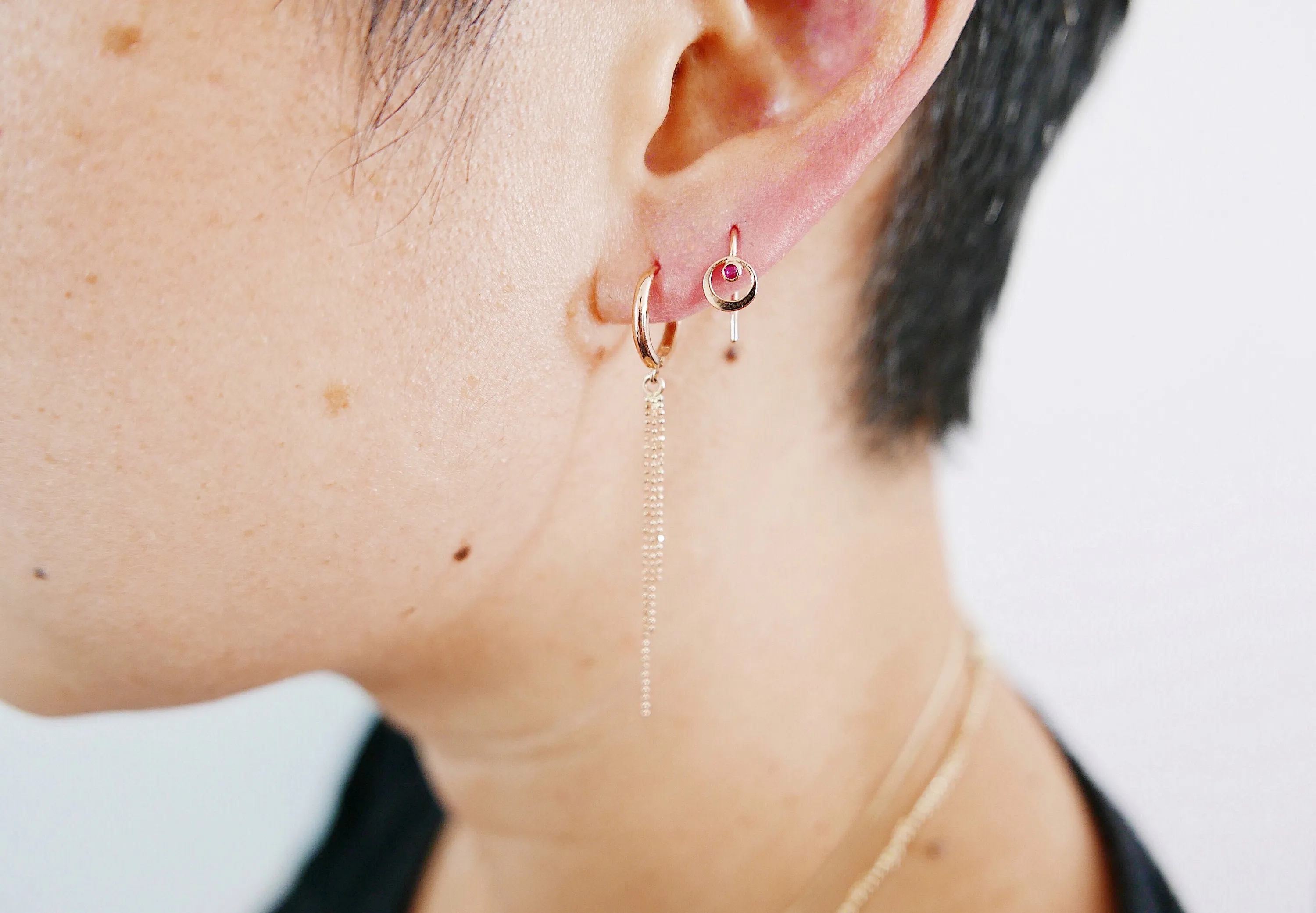 Topsy Turvy Hook Earrings